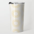 Minimalist Sunray Pattern XXI Travel Mug Gallery Image 3