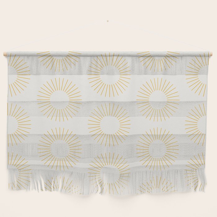 Minimalist Sunray Pattern XXI Wall Hanging Gallery Image 1