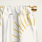 Minimalist Sunray Pattern XXI Window Curtain Gallery Image 2