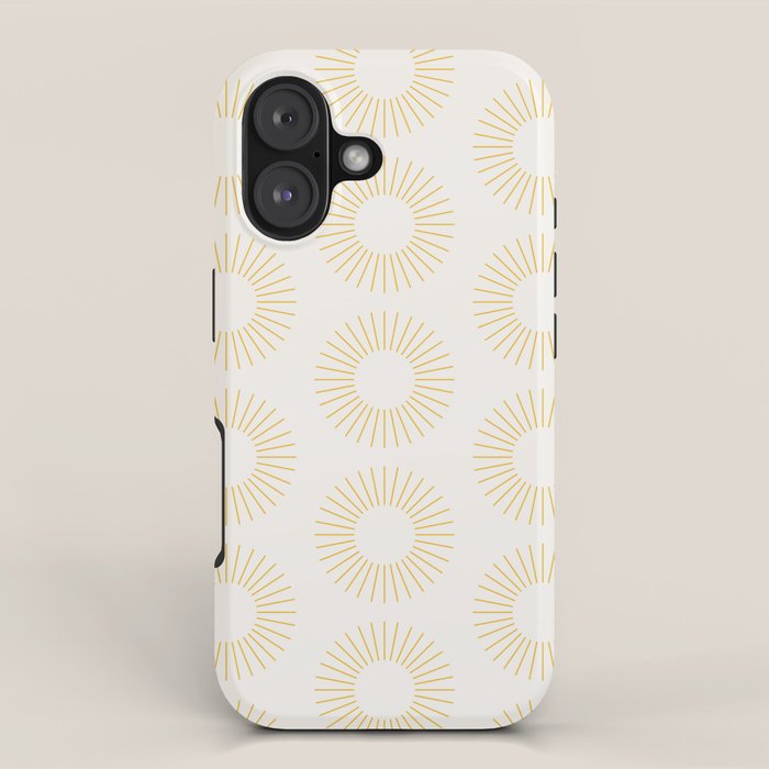 Minimalist Sunray Pattern XXI iPhone Case Gallery Image 1