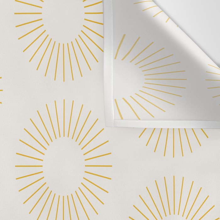 Minimalist Sunray Pattern XXI Wall Tapestry Gallery Image 3