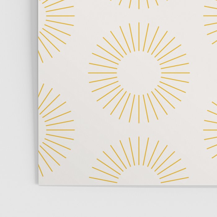 Minimalist Sunray Pattern XXI Poster Gallery Image 3