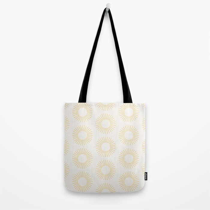 Minimalist Sunray Pattern XXI Tote Bag Gallery Image 2
