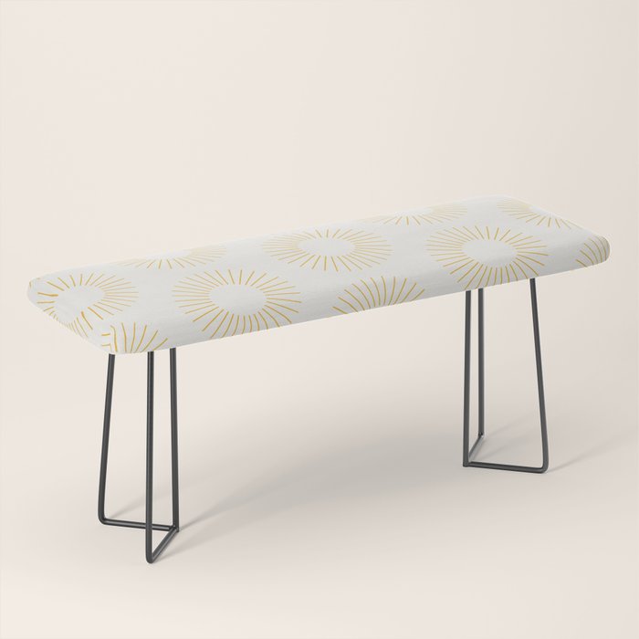 Minimalist Sunray Pattern XXI Bench Gallery Image 1