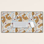 Roaring Floral Retreat Desk Mat Gallery Image 1