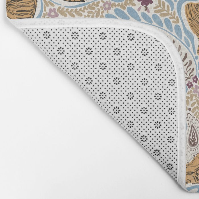 Roaring Floral Retreat Bath Mat Gallery Image 2