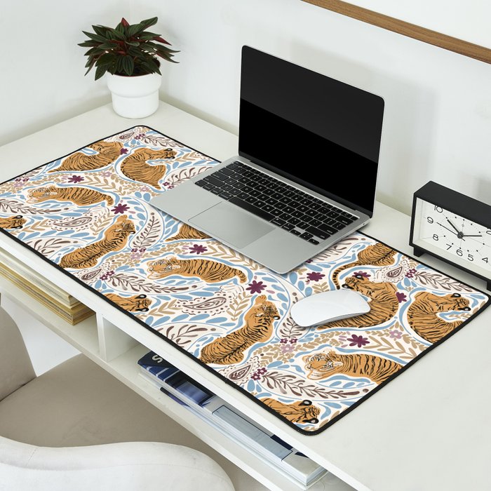 Roaring Floral Retreat Desk Mat Gallery Image 2