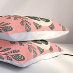 Pink Forest Raccoon Pillow Sham Gallery Image 3