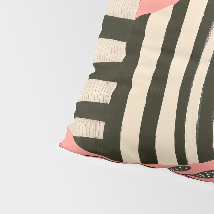 Pink Forest Raccoon Pillow Sham Gallery Image 4