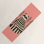 Pink Forest Raccoon Yoga Mat Gallery Image 1