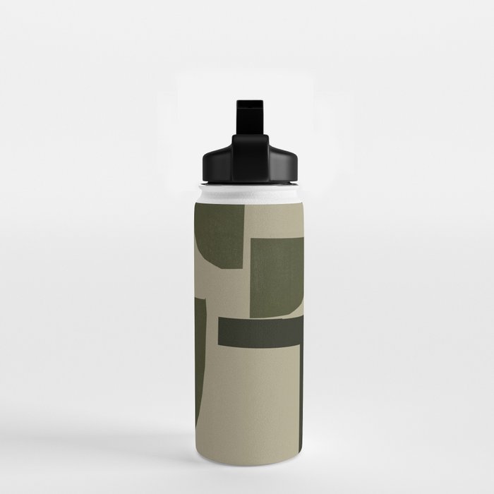 Green Paper Cut No3. Water Bottle Gallery Image 2