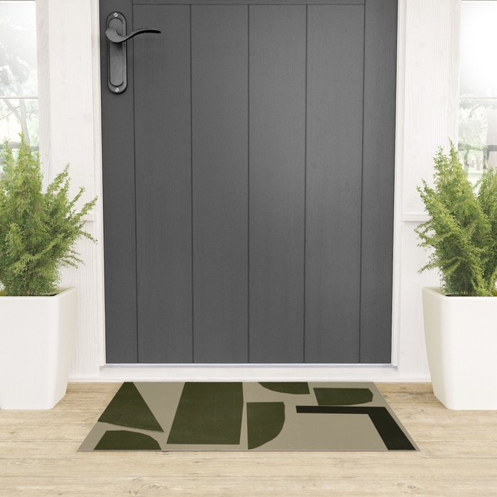 Green Paper Cut No3. Welcome Mat Gallery Image 3