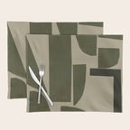 Green Paper Cut No3. Placemat Gallery Image 1