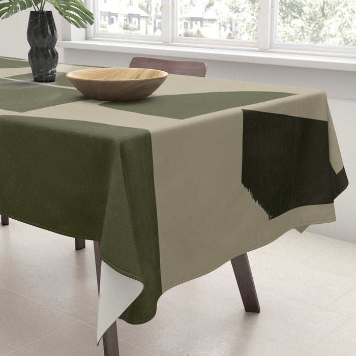 Green Paper Cut No3. Tablecloth Gallery Image 3