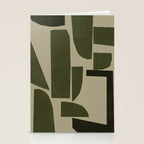 Green Paper Cut No3. Stationery Card Gallery Image 2