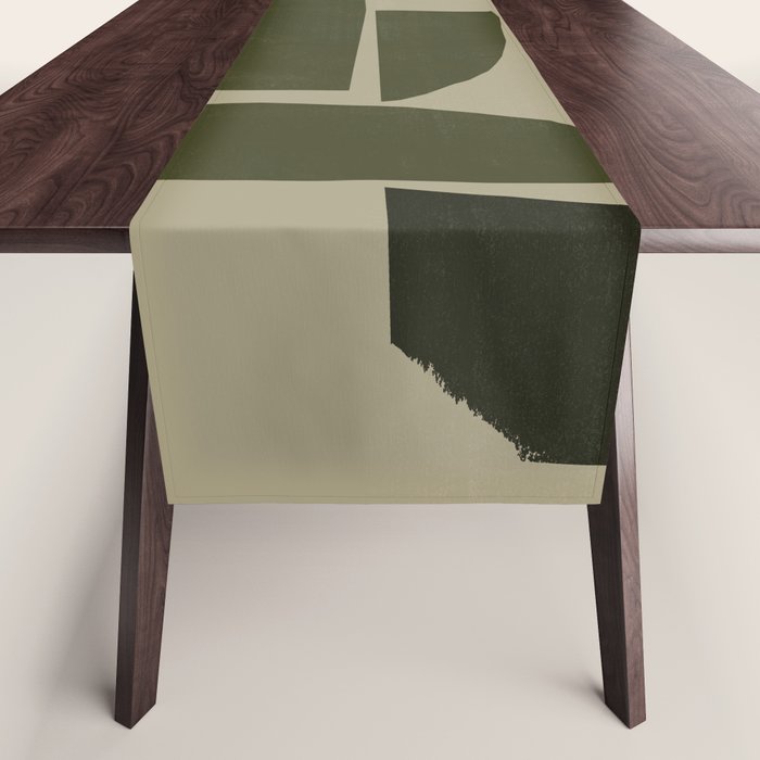 Green Paper Cut No3. Table Runner Gallery Image 1