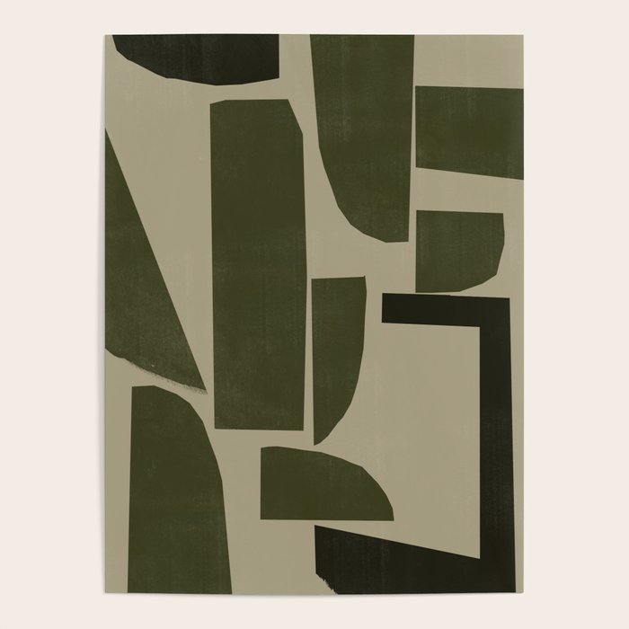 Green Paper Cut No3. Poster Gallery Image 4