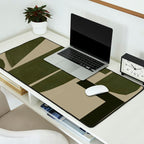 Green Paper Cut No3. Desk Mat Gallery Image 2