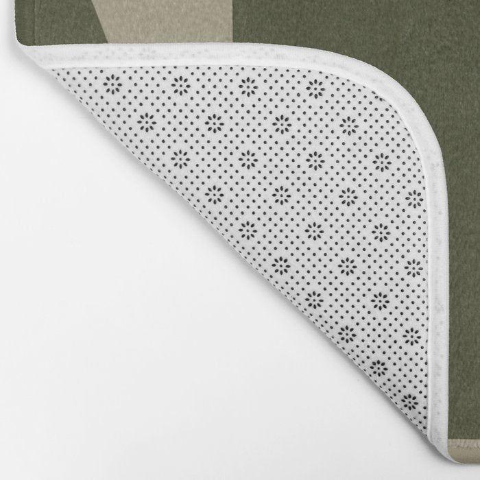 Green Paper Cut No3. Bath Mat Gallery Image 2