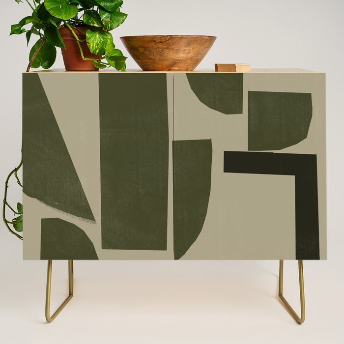 Green Paper Cut No3. Credenza Gallery Image 1