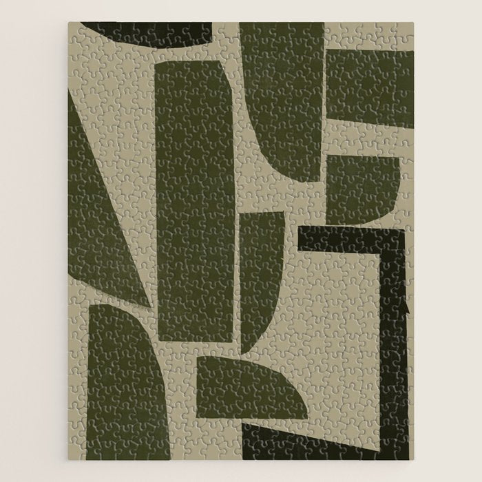 Green Paper Cut No3. Jigsaw Puzzle Gallery Image 1