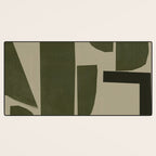 Green Paper Cut No3. Desk Mat Gallery Image 3