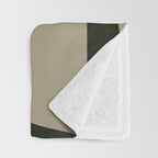 Green Paper Cut No3. Throw Blanket Gallery Image 3