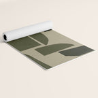 Green Paper Cut No3. Yoga Mat Gallery Image 2