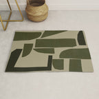 Green Paper Cut No3. Rug Gallery Image 1