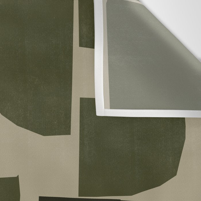 Green Paper Cut No3. Wall Tapestry Gallery Image 3