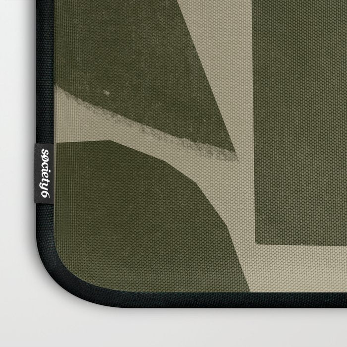 Green Paper Cut No3. Laptop Sleeve Gallery Image 3