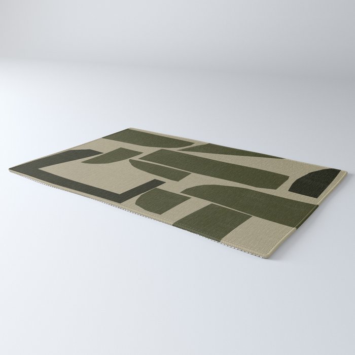 Green Paper Cut No3. Rug Gallery Image 3