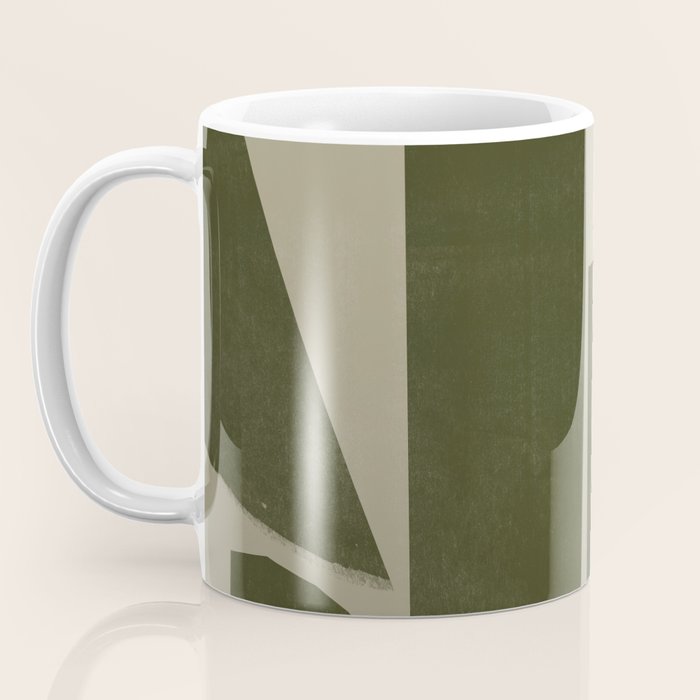 Green Paper Cut No3. Coffee Mug Gallery Image 3