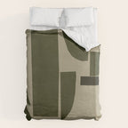 Green Paper Cut No3. Duvet Cover Gallery Image 6