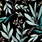 Black Eucalyptus Leaves Pattern Coffee Mug Gallery Image 2