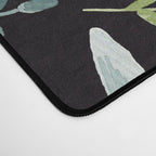 Black Eucalyptus Leaves Pattern Desk Mat Gallery Image 4
