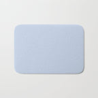 Soft Baby Blue Solid Color Bath Mat Gallery Image 1