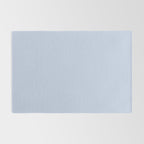 Soft Baby Blue Solid Color Rug Gallery Image 2