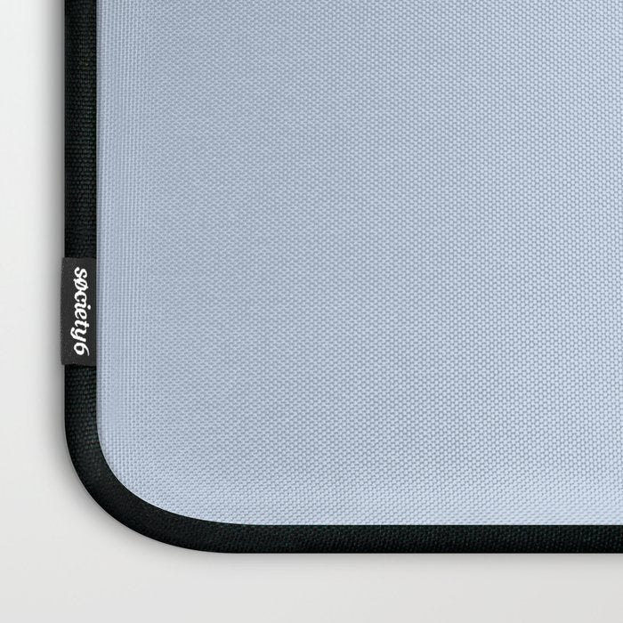 Soft Baby Blue Solid Color Laptop Sleeve Gallery Image 3