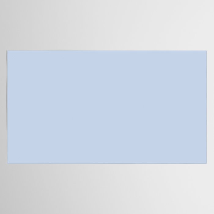 Soft Baby Blue Solid Color Tablecloth Gallery Image 2