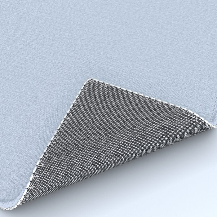 Soft Baby Blue Solid Color Rug Gallery Image 4