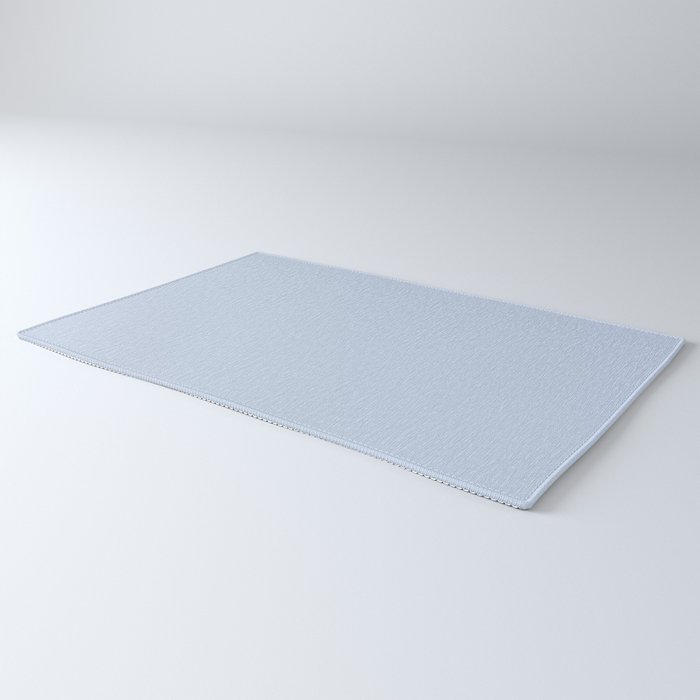 Soft Baby Blue Solid Color Rug Gallery Image 3