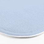 Soft Baby Blue Solid Color Bath Mat Gallery Image 3