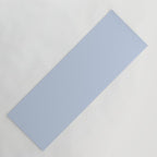 Soft Baby Blue Solid Color Yoga Mat Gallery Image 1
