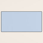 Soft Baby Blue Solid Color Desk Mat Gallery Image 3
