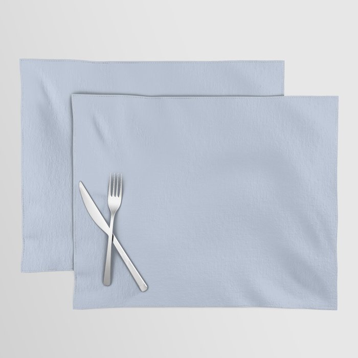 Soft Baby Blue Solid Color Placemat Gallery Image 1