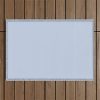 Soft Baby Blue Solid Color Outdoor Rug Gallery Image 1