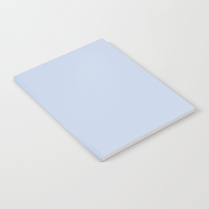Soft Baby Blue Solid Color Notebook Gallery Image 2