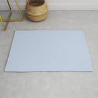 Soft Baby Blue Solid Color Rug Gallery Image 1
