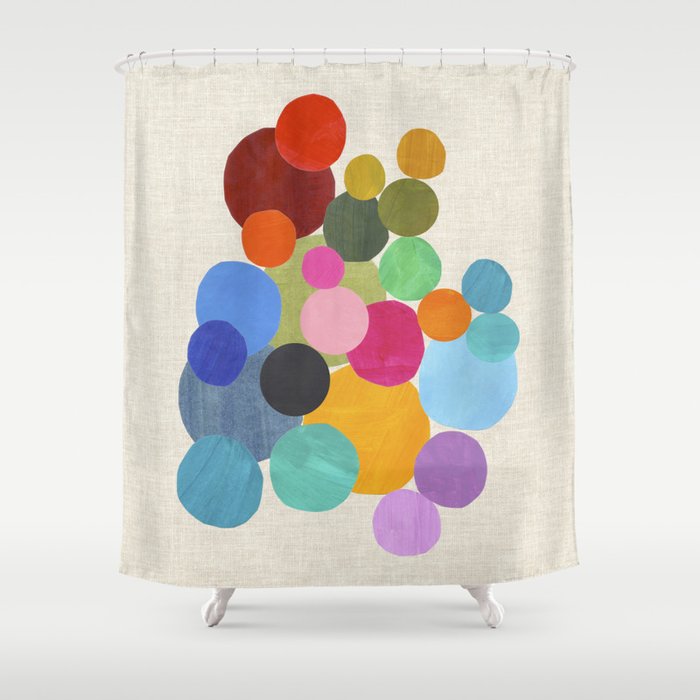 Bubble Pop Shower Curtain Gallery Image 1